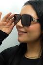 Brown Square Dark Havana with Gold Dark Brown GG1692S, Image 5 of 6