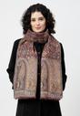 Multi Kashmiri Jamawar Scarf, Image 3 of 4