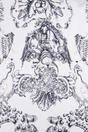 Black Vintage Floral Lightweight Scarf, Image 3 of 4