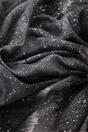 Black Speckled Ombre Striped Lightweight Scarf, Image 4 of 4