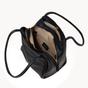Black 'DEBBIE' Pebble Grain Real Leather Shoulder Bag, Image 4 of 5