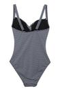 Multi Stripe Tummy Control Swimsuit, Image 2 of 4