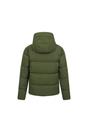 Khaki Cosy Extreme Short Down Jacket, Image 2 of 5