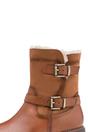 Brown Tamaris Brown Tamaris Womens Cognac Buckle Biker Boots, Image 7 of 7