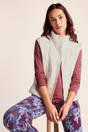 Cream Slaley Insulated Relaxed Fit Gilet, Image 2 of 6
