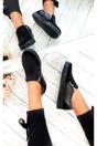 Black Leah Crystal Suede Zip Pumps Trainers, Image 2 of 6