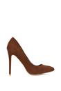 Brown XY LONDON Brown 'Lu Lu' Pointed Toe Statement Stiletto High Heel Court Shoes, Image 1 of 5