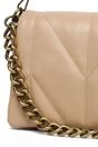 Taupe Chain Detail Cross Body Bag, Image 2 of 2
