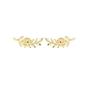 Gold Wheat Earrings Ear Of Wheat Sterling Silver Stud Earring, Image 1 of 3