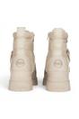 White Womens Combat High Ankle Boots-ASPHA-COM, Image 6 of 7