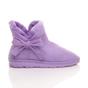 Lilac AJVANI Lilac Faux Fur Lined Ankle Boots Slippers, Image 2 of 6