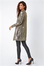 Bronze Longline Sequin Stretch Jacket, Image 4 of 5