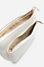 Cream Elani Small Double Zip Cross Body Bag, Image 5 of 7