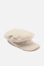 Beige WOVCOR Beige Brushed Wool Blend Baker Boy Cap Hat, Image 3 of 3