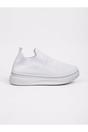White iKrush White Grace Knit Slip On Trainers, Image 8 of 8