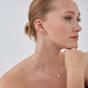 Silver Nested Loop 3D Drop Earring in Sterling Silver, Image 3 of 5