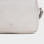 Light Grey Assots London Light Grey 'AVON' Soft Nappa Full Grain Real Leather Crossbody Bag, Image 3 of 5