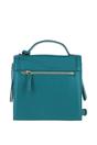 Green Ashwood Leather Green Compact Handbag With Detachable Crossbody Strap, Image 3 of 4