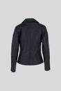 Black Ashwood Leather Black Real Leather Biker Jacket with Hidden Zips, Image 4 of 5