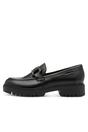 Black Tamaris Black Tamaris Black Leather Platform Loafers, Image 4 of 7