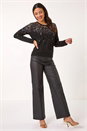 Black Sparkly Sprinkle Knit Jumper, Image 2 of 6