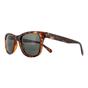 Brown Rectangle Dark Havana Green Polarized Sunglasses, Image 2 of 4