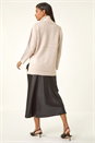 Natural Turtleneck Knit Jumper, Image 3 of 7