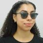 Grey Round Spotted Grey Green Dark Grey Gradient Sunglasses, Image 6 of 6