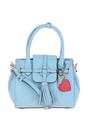 Light Blue Ashwood Leather Light Blue 'Vera' Real Leather Tote Bag, Image 1 of 5