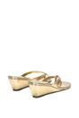 Rose XY LONDON Rose 'Rosa' Mid Wedge Heel Sandal Mules With Toe Post, Image 4 of 6