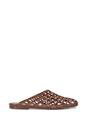 Brown 'Opera' Slip On Cage Jelly Mule Flat Summer Sandals, Image 1 of 5