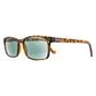 Brown Square Unisex Matte Black Smoke Polarized MP9, Image 2 of 4