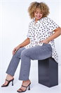 Grey Curve High Waisted Mom Jeans, Image 2 of 4
