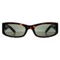 Brown Saint Laurent Brown Rectangle Dark Spotted Havana Grey SL M152, Image 1 of 3