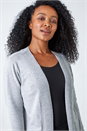 Grey Petite Diamante Embellished Cardigan, Image 5 of 5