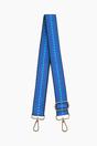 Blue Spotted Woven Wide Bag Strap, Image 1 of 4