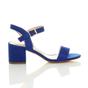 Royal Blue AJVANI Royal Blue Mid Block Heel Strappy Sandals, Image 2 of 6