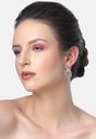 Light Pink Diva Double Layered Danglers, Image 4 of 5