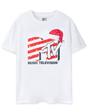 White MTV Santa Hat T-Shirt, Image 3 of 6
