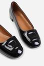 Black 'Nalani' Flat Ballerina Pump, Image 3 of 4