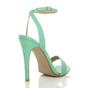 Mint AJVANI Mint High Heel Ankle Strap Barely There Sandals, Image 4 of 6