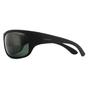 Black Sport Wrap Black Green Polarized Sunglasses, Image 3 of 4