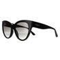 Brown Cat Eye Dark Havana Brown Gradient Sunglasses, Image 2 of 4