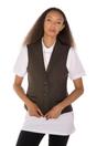 Brown Infinity Leather Brown Tweed 1920s Herringbone Brown Waistcoat, Image 3 of 5