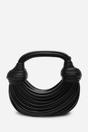 Black Blossom Curved Metallic Shoulder Bag, Image 1 of 6