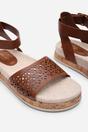 Tan Where's That From Tan Banyan Double Strap Flatform Sandal, Image 5 of 6