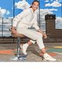 White Womens Laces Zipper Trainers -W3W-6979C1, Image 6 of 8