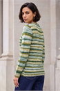 Green Spacedye Crew Sweater, Image 2 of 4