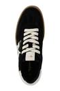 Black Tamaris Black Tamaris Womens Black White Fur Sneakers, Image 6 of 8