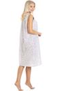 Grey Floral Print Sleeveless Nightdress, Image 2 of 5